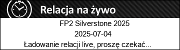 2. trening przed GP Wielkiej Brytanii 2025 F1