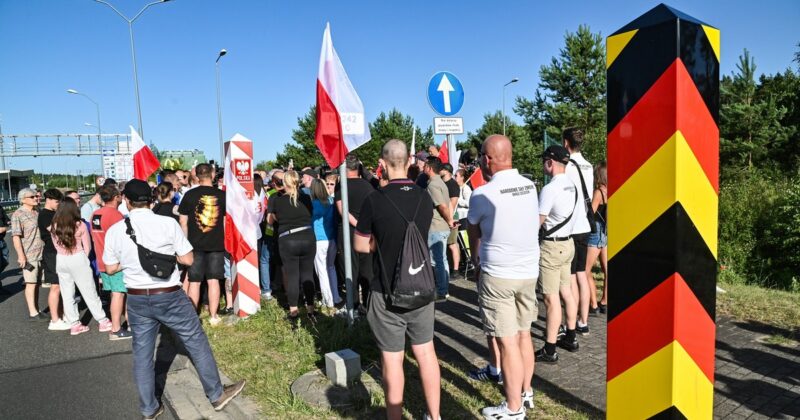 Burza wokół sytuacji na polsko-niemieckiej granicy. Ekspertka: rzecz staje się niebezpieczna