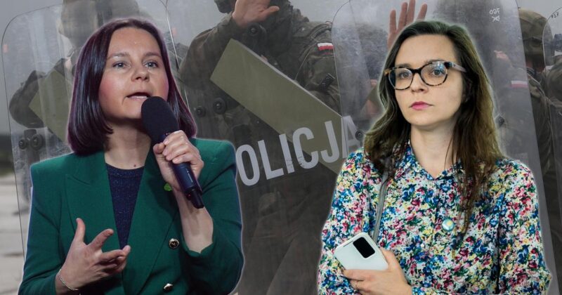 Były policjant nie wpuścił posłanek KO do strefy zamkniętej. Zaskakująca decyzja prokuratury