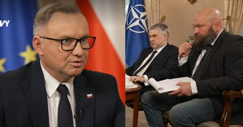 Emocje podczas wywiadu z Andrzejem Dudą. „To pytanie się panu nie spodoba”