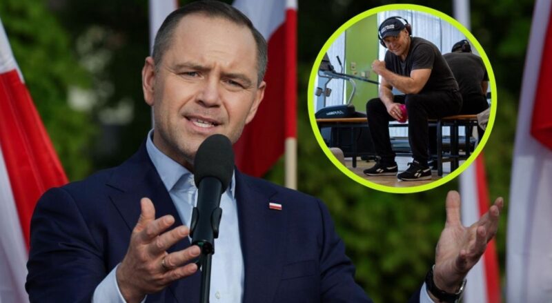 Nawrocki znów pokazał zdjęcie z siłowni. Tym razem towarzyszył mu ktoś wyjątkowy