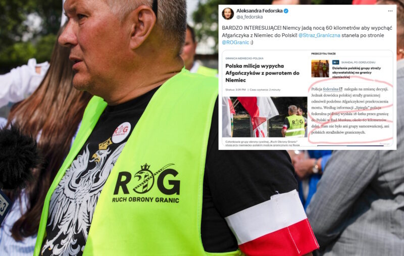 Niemcy przepchnęli do Polski migranta mimo sprzeciwu SG