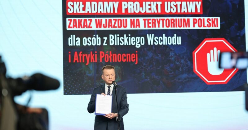 PiS ma nowy pomysł w sprawie granicy. Mariusz Błaszczak ogłosił projekt ustawy