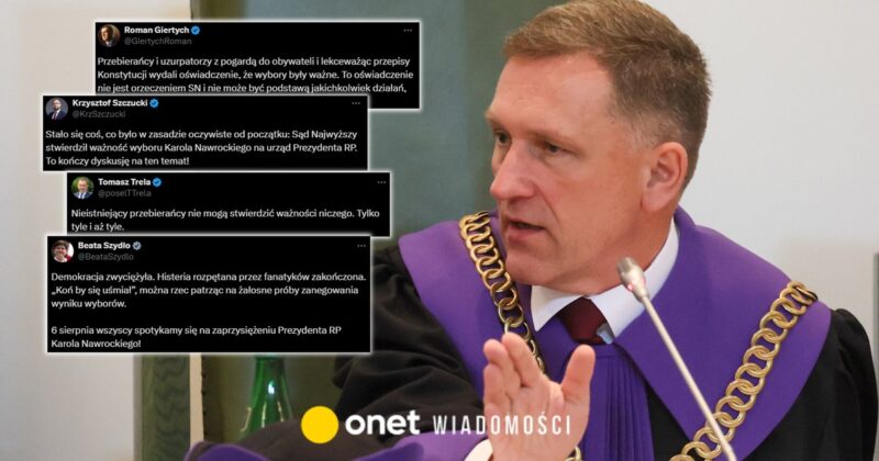 Sąd Najwyższy orzekł w sprawie wyborów. W sieci fala komentarzy