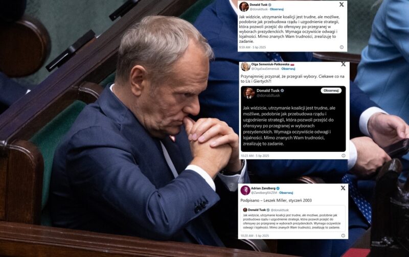 Tusk gasi pożar pistoletem na wodę? „Zrealizuję to zadanie”
