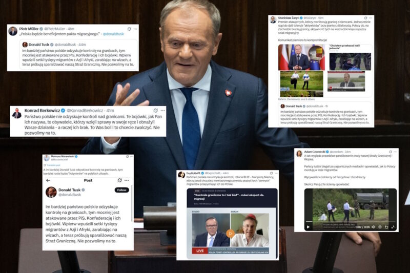Tusk obwinia PiS o wpuszczenie imigrantów. Internet płonie!