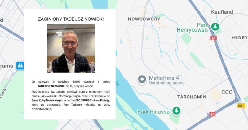 Zaginął prezes Integracyjnego Klubu Sportowego AWF. Może potrzebować pomocy medycznej