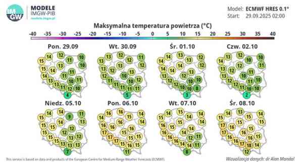 Pogoda średnioterminowa na 10 dni. Kiedy do Polski wróci ciepło?