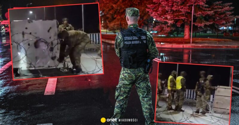 Tak wygląda teraz granica Polski z Białorusią. Pojawił się drut kolczasty 