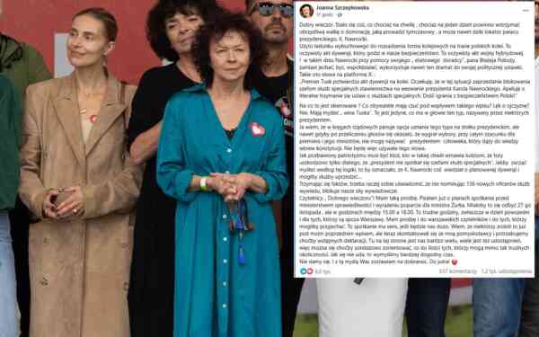 Szczepkowska hejtuje prezydenta. „Dziki lokator Pałacu”